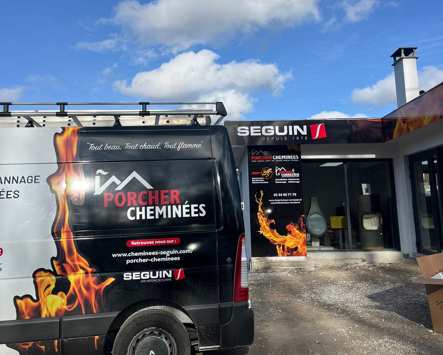 Le RAMONEUR CORREZIEN PORCHER CHEMINEE A EGLETONS CORREZE 19